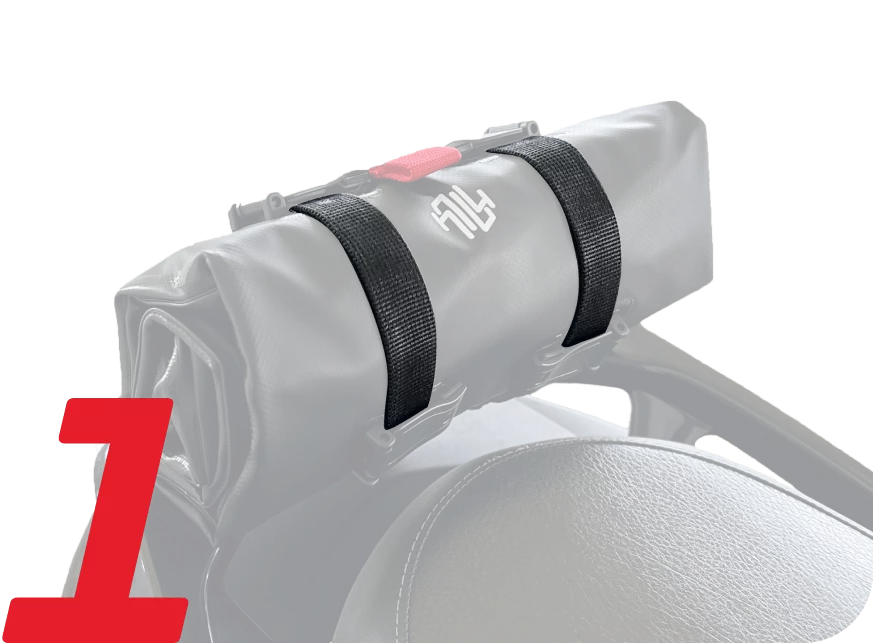 ROROBAG 3 高強度鋼索織帶，防割耐用，增強機車防盜安全性。