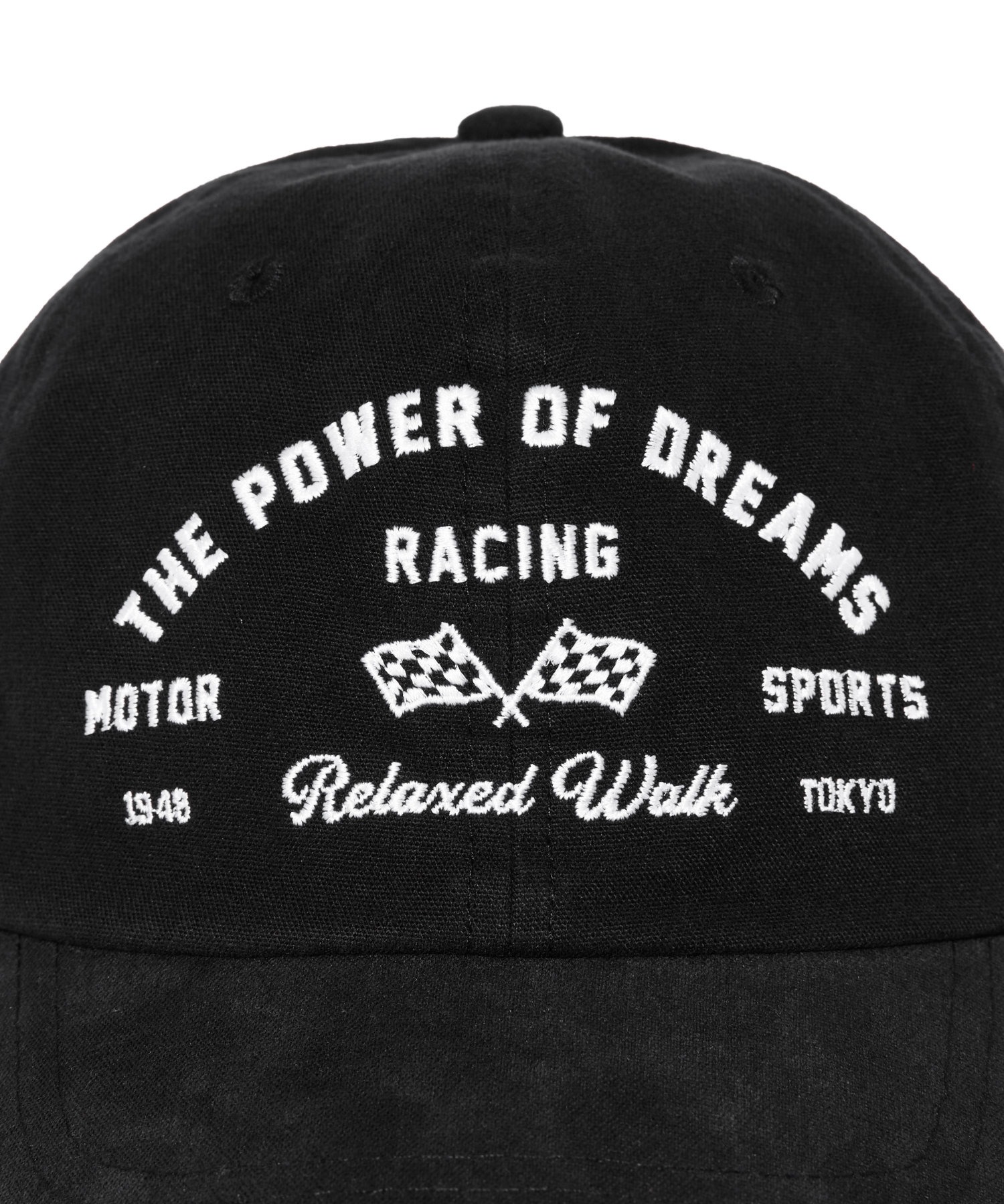The Power of Dreams Ball Cap Black The power of dreams 黑色本田刺繡棒球帽:圖片 4