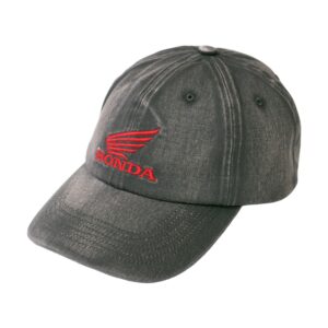 Alternative view of Original Wing Logo Vintage Cap 黑色牛仔布料舊化Honda刺繡LOGO棒球帽