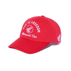 Alternative view of Ride to Freedom Ball Cap Red Ride to Freedom 紅色老翼刺繡棒球帽