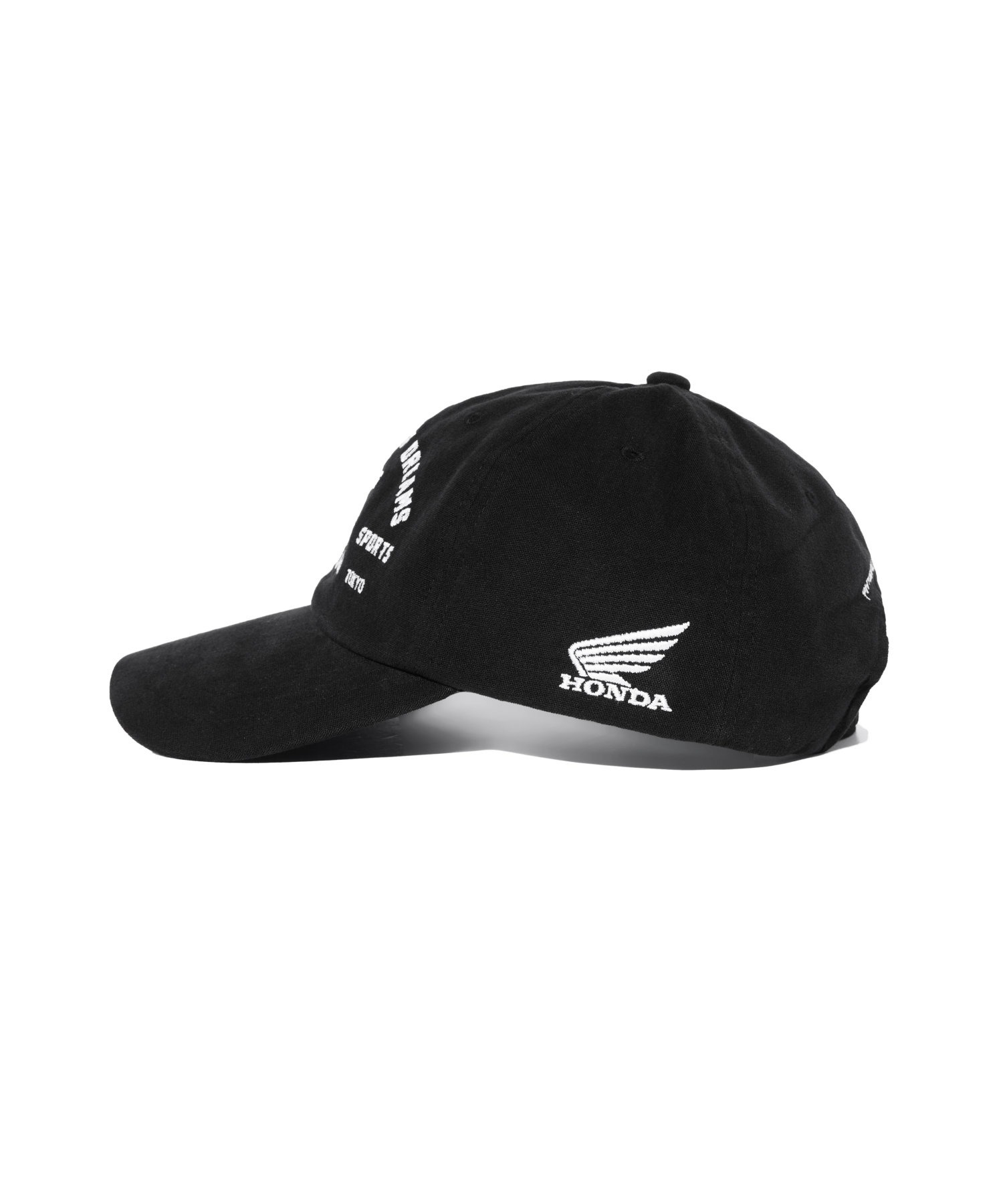 The Power of Dreams Ball Cap Black The power of dreams 黑色本田刺繡棒球帽:圖片 3