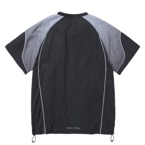 Alternative view of Track nylon Short sleeve Black 黑色夢想之翼白