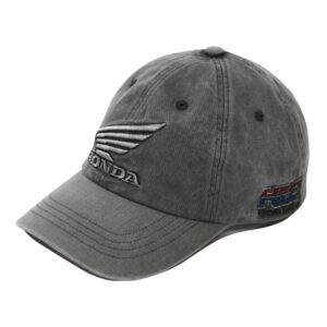 Alternative view of Honda Wing logo Pigment Cap HRC 黑灰色牛仔布料舊化 刺繡LOGO棒球帽