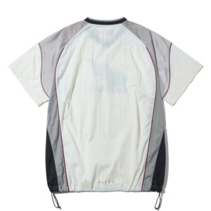 Alternative view of Track nylon T-shirt Ivory 白灰色夢想之翼銀