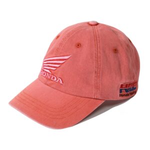 Alternative view of Honda Wing logo Pigment Cap HRC 粉紅色牛仔布料舊化 刺繡LOGO棒球帽
