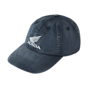 Alternative view of Original Wing Logo Vintage Cap 藍色牛仔布料舊化Honda刺繡LOGO棒球帽
